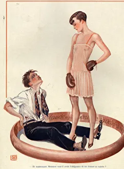 1920s France La Vie Parisienne Magazine Plate