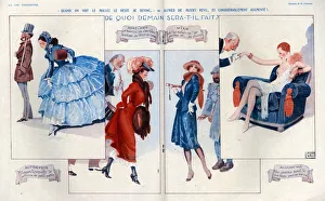 1920s,France,La Vie Parisienne,Magazine Plate