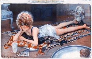 Advertising Archive Prints: 1920s France La Vie Parisienne Magazine Plate