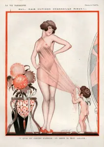 French Artwork Prints: 1920s, France, La Vie Parisienne, Magazine Plate