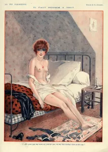 Advertising Archive Prints: 1920s France La Vie Parisienne Magazine Plate