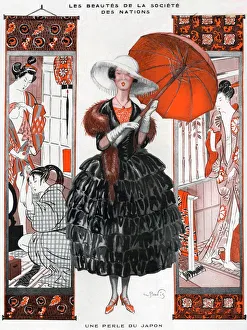 Advertising Archive Prints: 1920s France La Vie Parisienne Magazine Plate