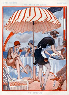 1920s, France, La Vie Parisienne, Magazine Plate
