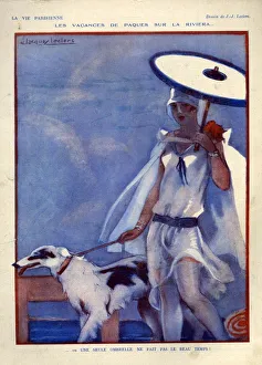 1920s, France, La Vie Parisienne, Magazine Plate
