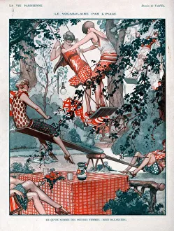 Advertising Archive Prints: 1920s, France, La Vie Parisienne, Magazine Plate