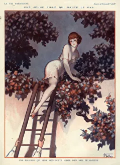 1920s, France, La Vie Parisienne, Magazine Plate