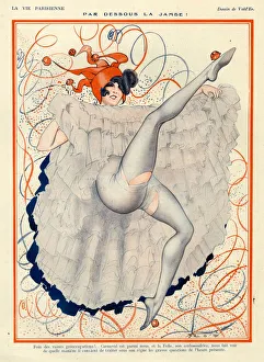 1920s, France, La Vie Parisienne, Magazine Plate