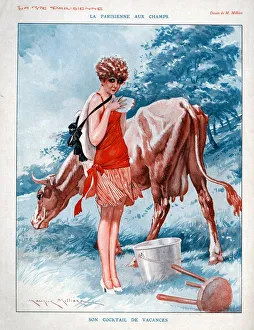 Advertising Archive Prints: 1920s, France, La Vie Parisienne, Magazine Plate