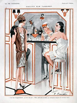 1920s, France, La Vie Parisienne, Magazine Plate