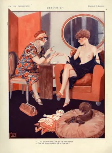 Advertising Archive Prints: 1920s, France, La Vie Parisienne, Magazine Plate