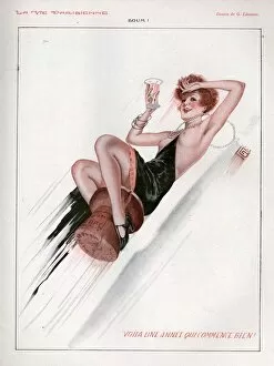 Images Dated 22nd May 2012: 1920s, France, La Vie Parisienne, Magazine Plate