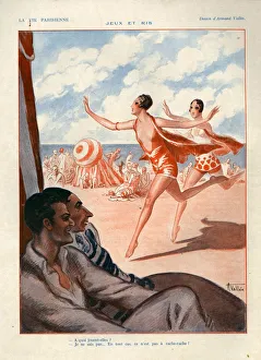 1920s, France, La Vie Parisienne, Magazine Plate