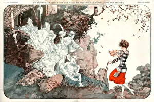 1920s France La Vie Parisienne Magazine Plate