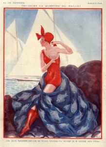 Advertising Archive Prints: 1920s France La Vie Parisienne Magazine Plate
