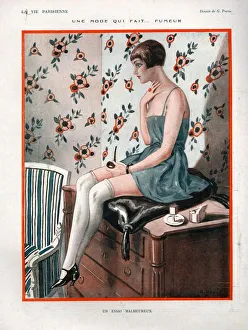 Advertising Archive Prints: 1920s France La Vie Parisienne Magazine Plate