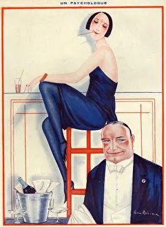 1920s France La Vie Parisienne Magazine Plate