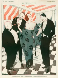 1920s Prints: 1920s France La Vie Parisienne Magazine Plate