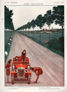 1920s Prints: 1920s France La Vie Parisienne Magazine Plate