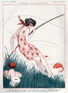 1920s Prints: 1920s France La Vie Parisienne Magazine Plate