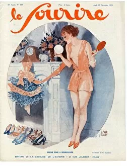 Images Dated 16th March 2021: 1920s France Le Sourire Magazine Cover