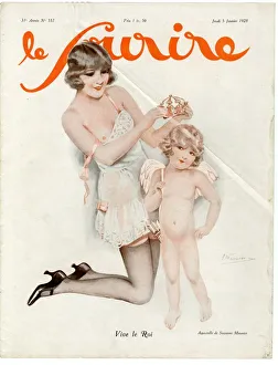 1920s France Le Sourire Magazine Cover