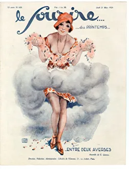 1920s France Le Sourire Magazine Cover