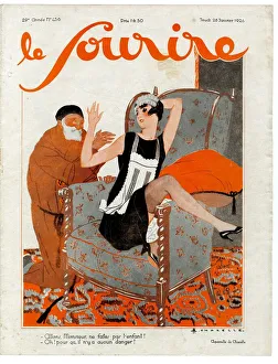 1920s France Le Sourire Magazine Cover