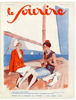1920s France Le Sourire Magazine Cover
