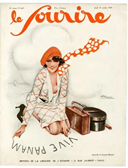 1920s France Le Sourire Magazine Cover