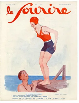 1920s France Le Sourire Magazine Cover