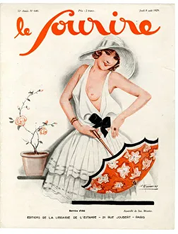 1920s France Le Sourire Magazine Cover