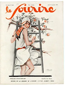 1920s France Le Sourire Magazine Cover