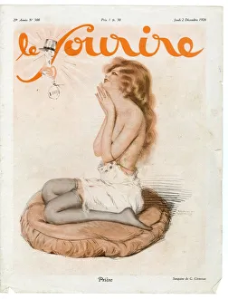 1920s France Le Sourire Magazine Cover