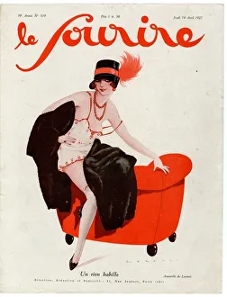 1920s France Le Sourire Magazine Cover