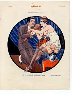 1920s France Le Sourire Magazine Plate