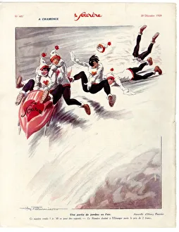1920s France Le Sourire Magazine Plate
