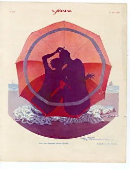 1920s France Le Sourire Magazine Plate