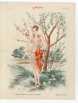 1920s France Le Sourire Magazine Plate