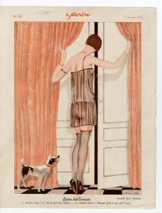 Images Dated 2021: 1920s France Le Sourire Magazine Plate