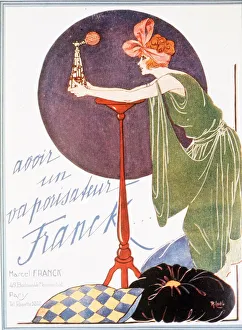 1920s UK atomisers spraying womens art deco