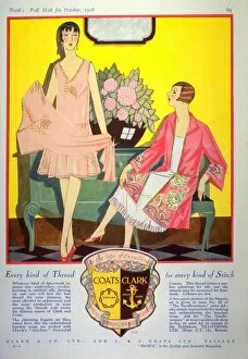 1920xd5 Collection: 1920s UK coats paton art deco