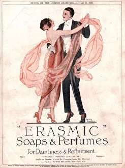 Images Dated 16th February 2004: 1920s UK erasmic soap perfume evening-dress womens mens womens mens dancing