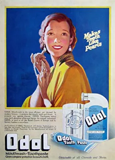 1920s, UK, Odol, Magazine Advert