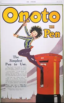Images Dated 2012: 1920s UK pens pencils onoto post-boxes pillar boxes