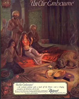 Adverti Prints: 1920s UK rigaud un air embaume oriental arabs arabian womens