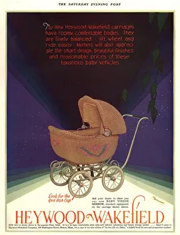 Adverti Prints: 1920s USA babies heywood wakefield prams baby