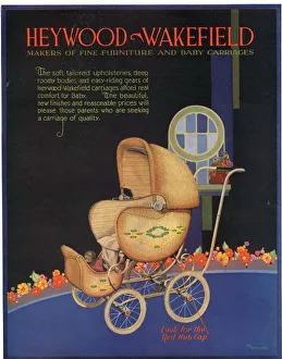 Adverti Prints: 1920s USA babies prams heywood-wakefield baby