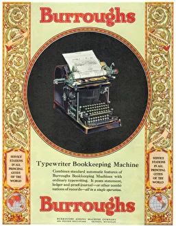 1920s USA equipment burroughs adding machines accountants
