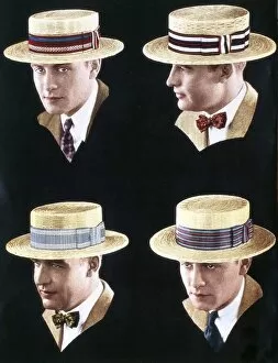 Images Dated 4th March 2005: 1920s USA mens hats