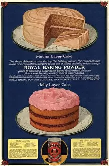 1920's Collection: 1920s USA royal cakes desserts baking powder